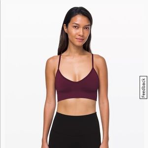Ebb to Street Bra Lululemon Dark Adobe